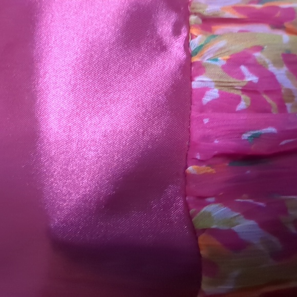 LE CHATEAU* cotton blend size S halter style tie back corset back zip back maxi - Picture 12 of 12